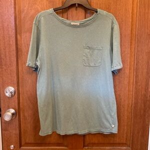 Pact Organic Cotton and Hemp Lake Blue Tee Large